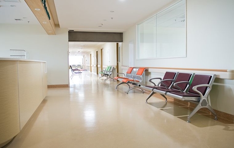 Waiting area of a hospital